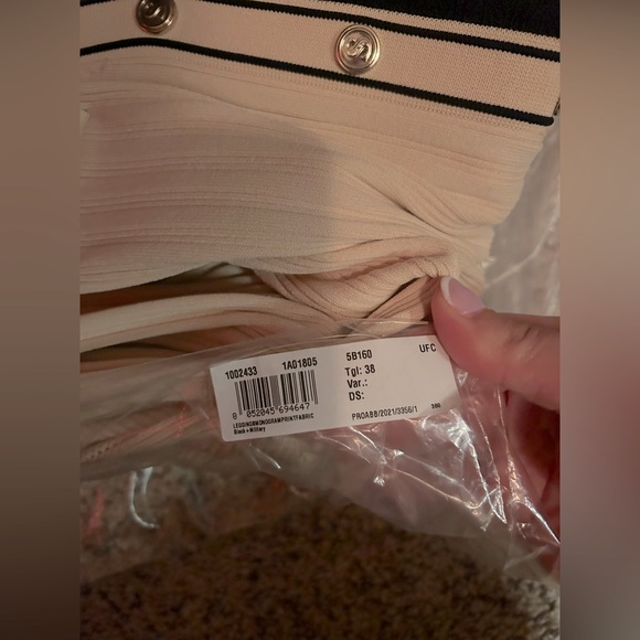 Sandro Alexandrine Ribbed Midi Dress S - Picture 8 of 9